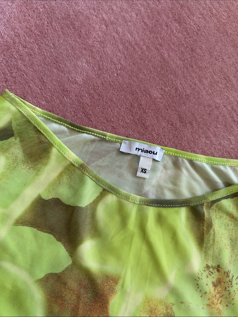 Miaou elektra mini mesh skirt (XS) - Picture 3 of 8